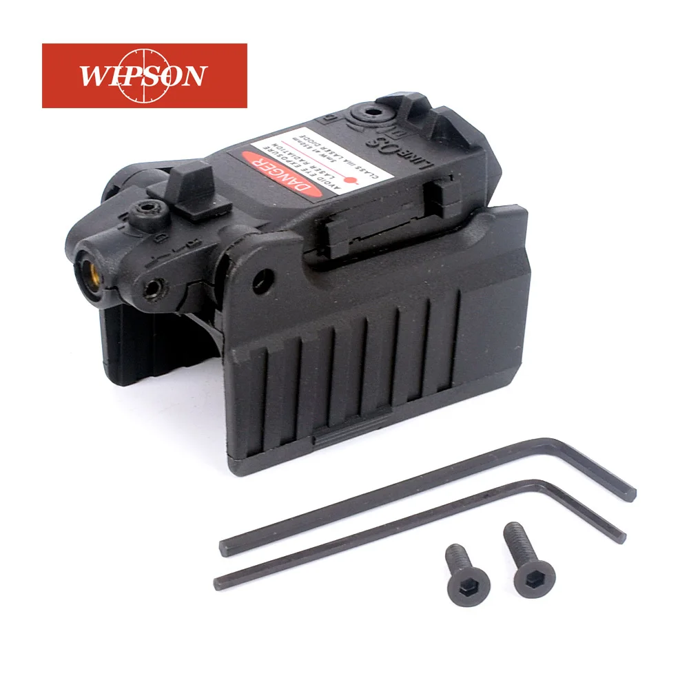WIPSON Tactical Glock Laser Sight Rear Red Laser Aiming Fit Airsoft Glock 17 18C 19 22 23 25 26 27 28 31 32 33 34 35 37-1