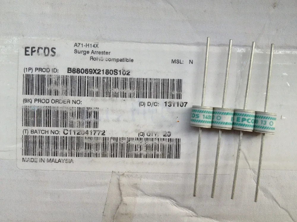 

1pcs - 5pcs / 2R1400 1400V 2R 1400 A71-H14X 88069X2180S102 Ceramic discharge tube