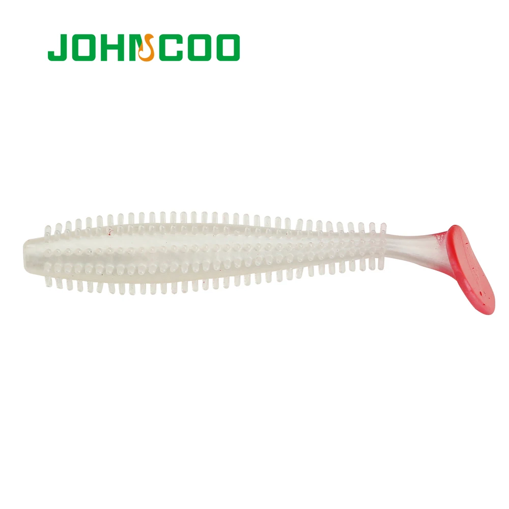 JOHNCOO 60 мм 94 мм Мягкая приманка Vivid Swimbait рыболовная приманка Shad искусственные черви рыболовная приманка на окуня щука