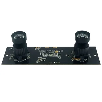 

Non Distortion Flexible Synchronization Stereo Webcam Dual Lens HD 960P MJPEG USB Camera Module 3D Video VR Virtual Reality