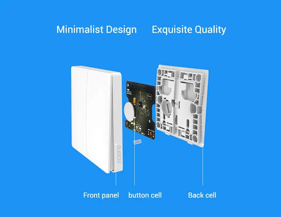 Xiao mi Aqara настенный переключатель умный ZigBee Zero Line пожарный провод свет дистанционного управления беспроводной ключ настенный переключатель