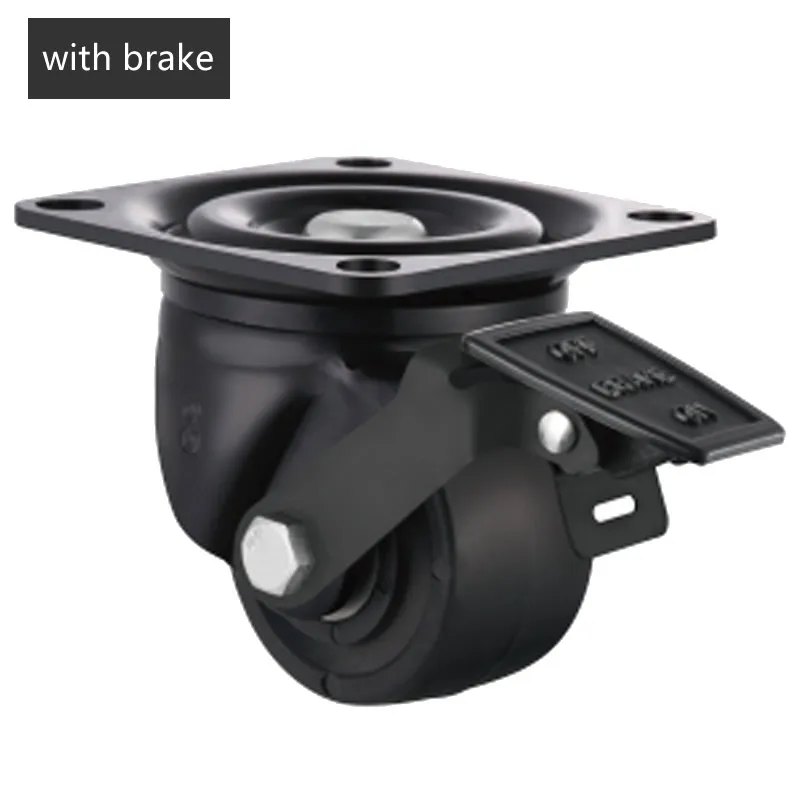 Billig Last lager 600 KG, 3 zoll Niedrigen Rollen räder, mit bremse, FÜR schwere karren, maschine werkzeuge, große equipm, HOME Industrielle Hardware