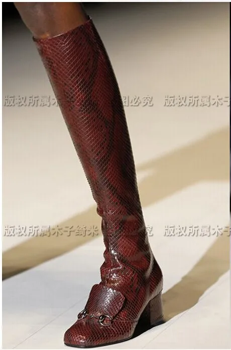 animal print tall boots