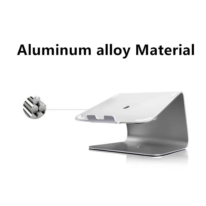 Подставка для ноутбука из алюминиевого сплава для дома/офиса 11-1" держатель для ноутбука Настольный кронштейн для рассеивания тепла охлаждающая подставка для Macbook Air Pro