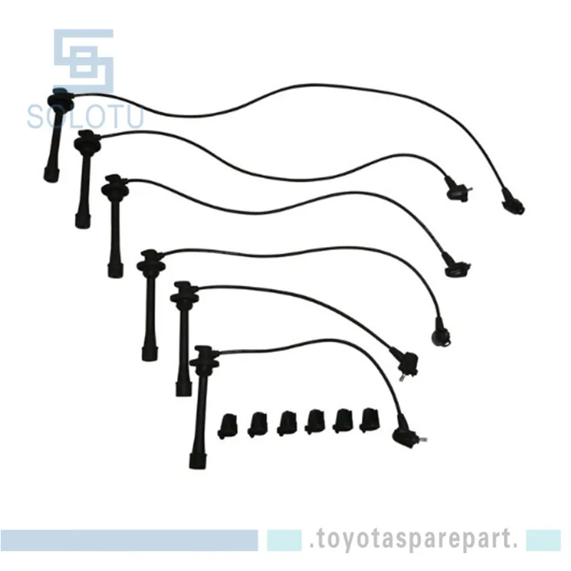 Комплект проводов зажигания для Land Cruiser ZJ100 1FZFE FZJ78 FZJ10 # LHD GCC CHI 90919 15534|Набор кабелей