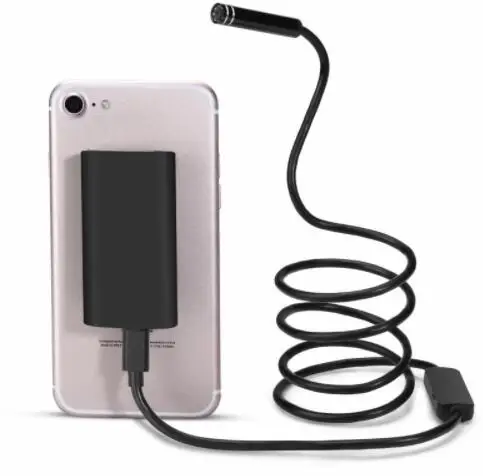 

5m WIFI Endoscope Camera Mini Waterproof Hard Cable Inspection Camera 8mm USB Endoscope Borescope IOS Endoscope For Iphone