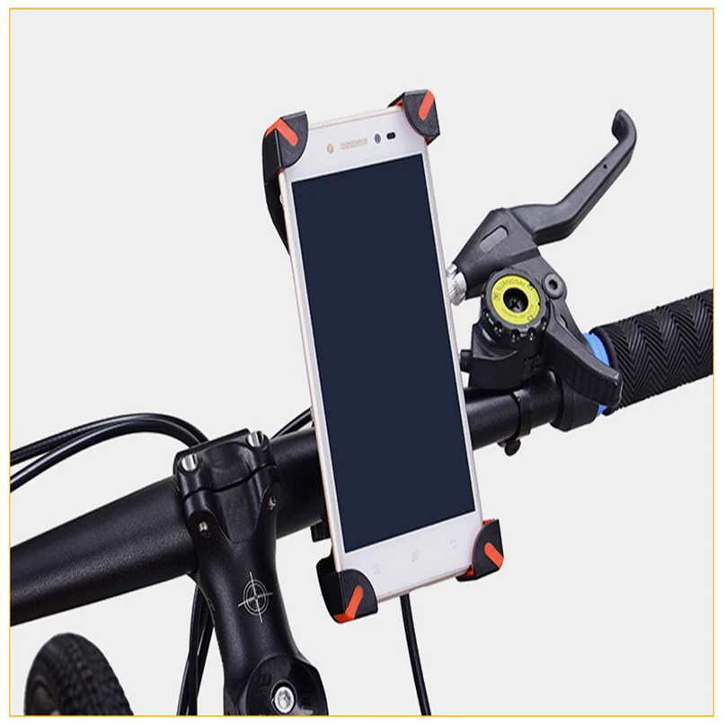 Universal Bike Bicycle Adjustable Cell Phone GPS Handlebar Mount Bracket Adapter Holder Clip Bicycle Accessories #FS#4ST28 (6)