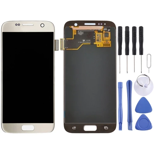 

Original LCD Display + Touch Panel for Galaxy S7 / G9300 / G930F / G930A / G930V, G930FG, 930FD, G930W8, G930T, G930U(Gold)