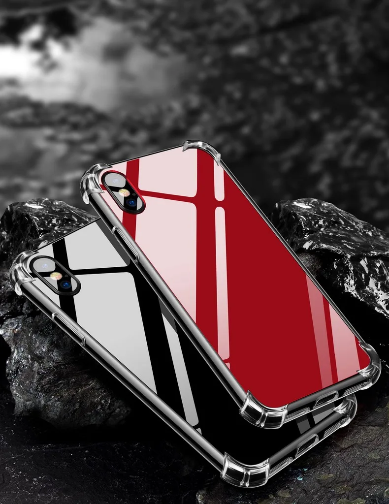 OTO-ALTER Mirror airbag anti-fall simple business models case for iphone X/7/8/7plus/8plus/6/6s/6plus/6splus |