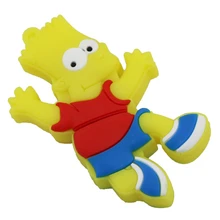 Flash Drive Cartoon Simpson Bart USB Mini Pen Drive 8GB 16GB 32GB 64GB USB Flash Drive USB Disk Free Shipping