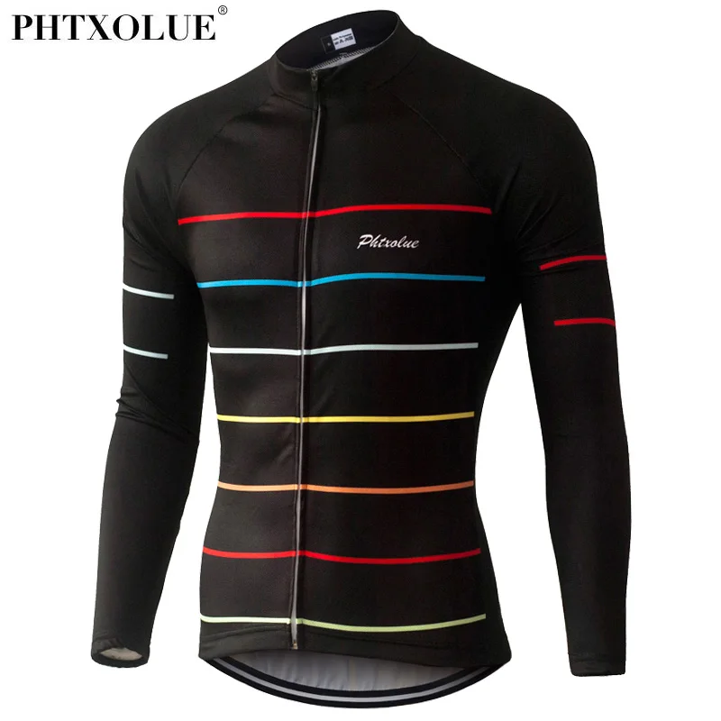 

PHTXOLUE 2017 New Long Sleeve Cycling Jersey MTB Bike Clothing Wear Spring Autumn Breathable Bicycle Clothes Ropa De Ciclismo
