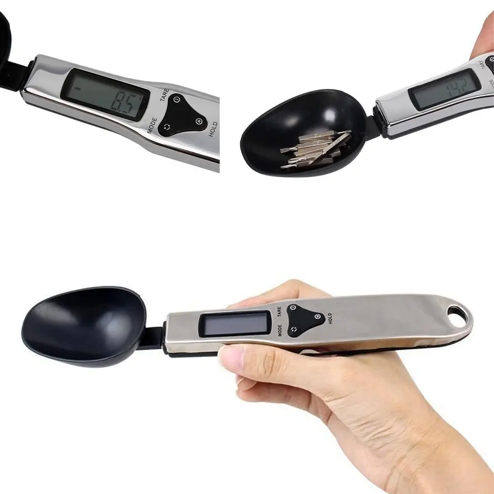 

Digital measuring spoon!Useful 500/0.1g Digital LCD Gram Kitchen Lab Spoon Scale Volume Food Weight