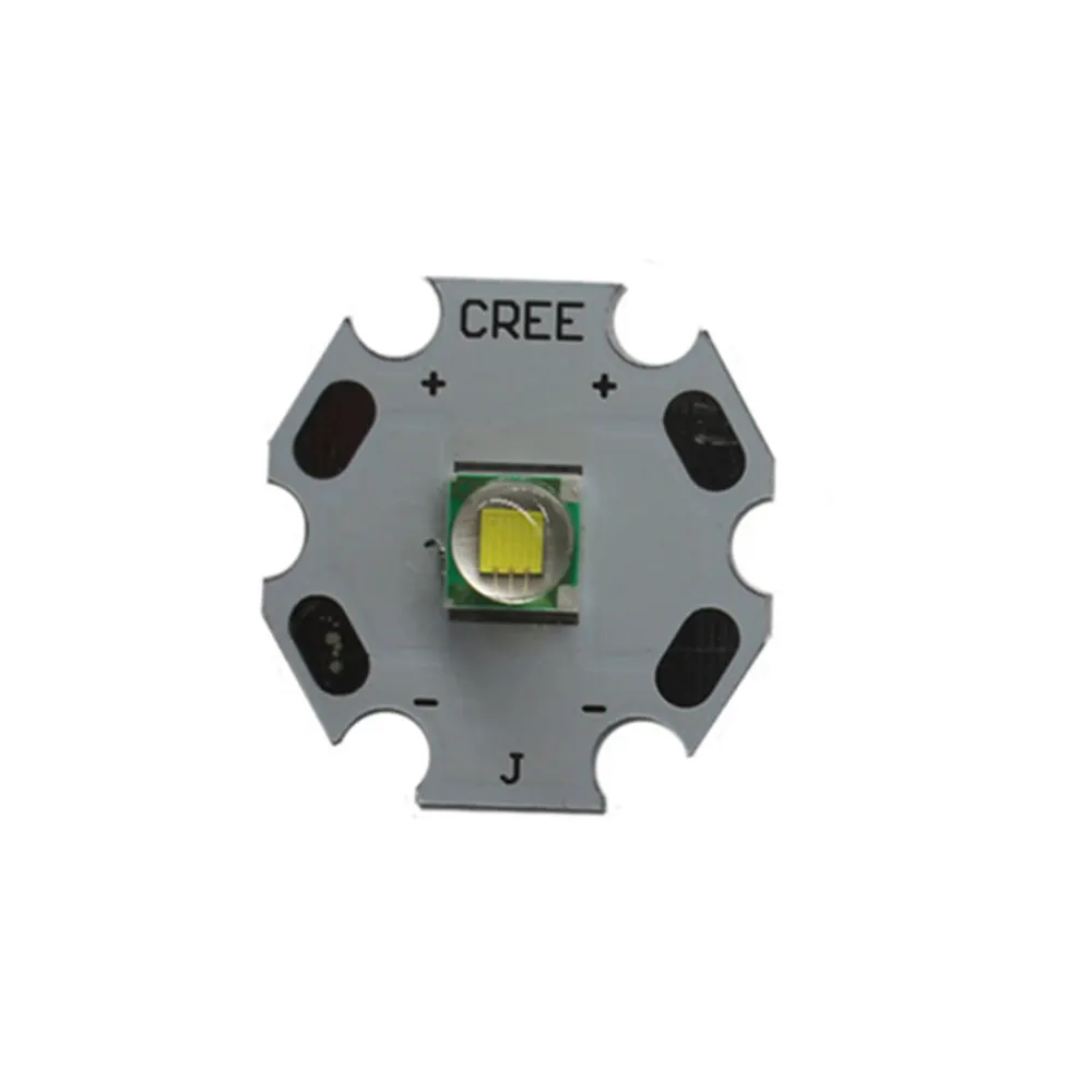 2 шт. CREE XML XM-L T6 светодиодный U2 10 Вт белый(6500 К-7000 к) высокой мощности Светодиодный излучатель с 16 мм 20 мм PCB для DIY