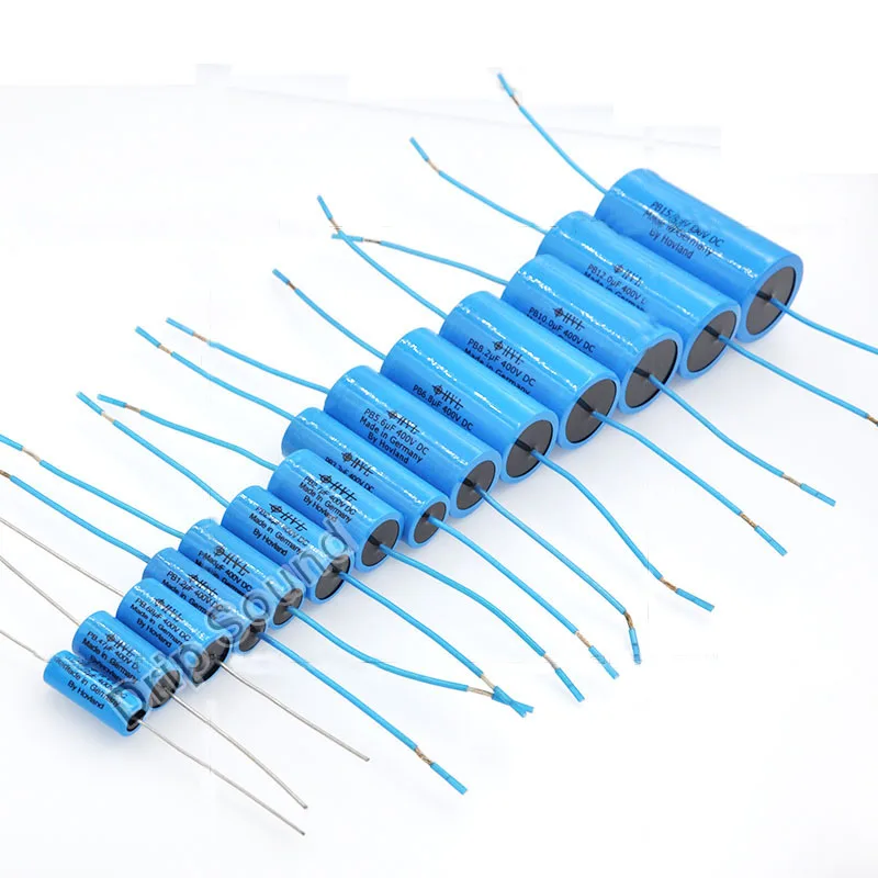 

2pcs 2.7uF-15uF 400V PB Metallized Polypropylene Film Non-Polarity Capacitor for Speaker Frequency Divider Amplifier Crossover