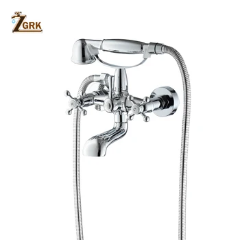 

ZGRK shower faucet sanitary ware suit bathroom mixer tap bath faucet Waterfall Bathtub taps bath shower thermostatic faucet