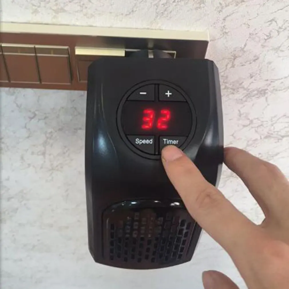 

2018 new arrival Handy electric Heater calefactor Mini US EU UK Electric Fan Office Home Heater WirelessGauge dropshipping