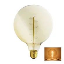 Dimmable E27 Лампы накаливания G125 G95 g80 лампа накаливания короткозамкнутый углерода лампы Ретро Эдисон свет для подвесной светильник