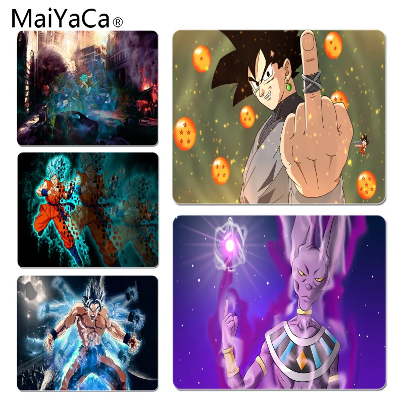 

MaiYaCa Non Slip PC Dragon Ball Super MousePads Computer Laptop Anime Mouse Mat Size for 18x22cm Rubber Rectangle Mousemats