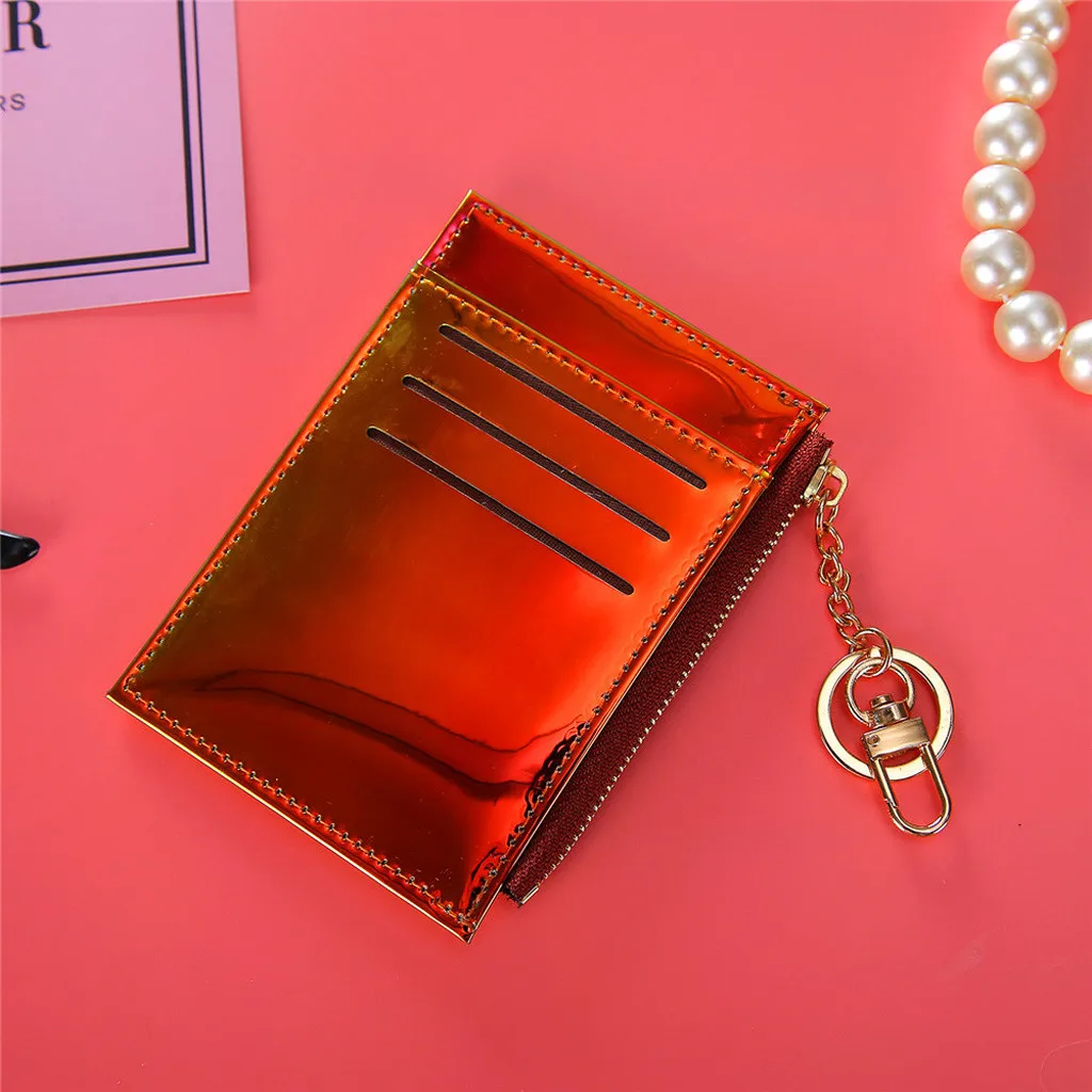 Новая женская нейтральная модная классная шикарная модная сумка для карт женская сумка на молнии для ключей Женская Студенческая сумка для карт