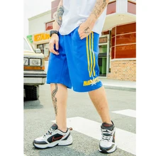 Высокое качество летние винтажные новые мужские спортивные шорты Свободные модные хип-хоп шорты мужские Уличная Скейтборд Шорты