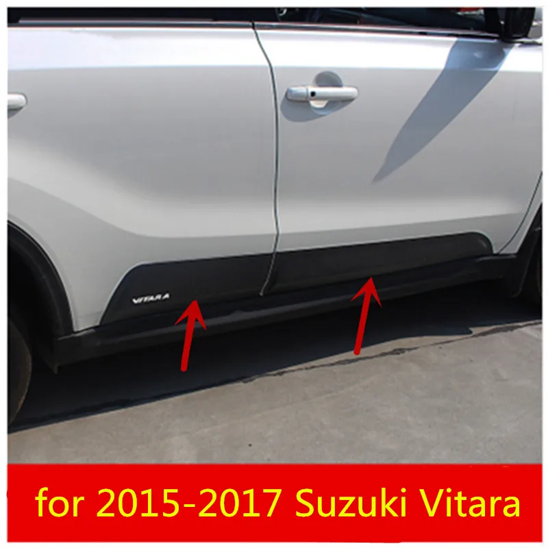 European version of ABS car door trim body trim lamp eyebrow trim auto parts for- Suzuki Vitara Car styling