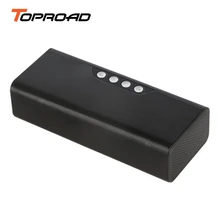 TOPROAD портативный Bluetooth динамик 10 Вт беспроводной настольный громкий динамик поддержка fm-радио AUX TF карта USB с внешним аккумулятором 4000 мАч