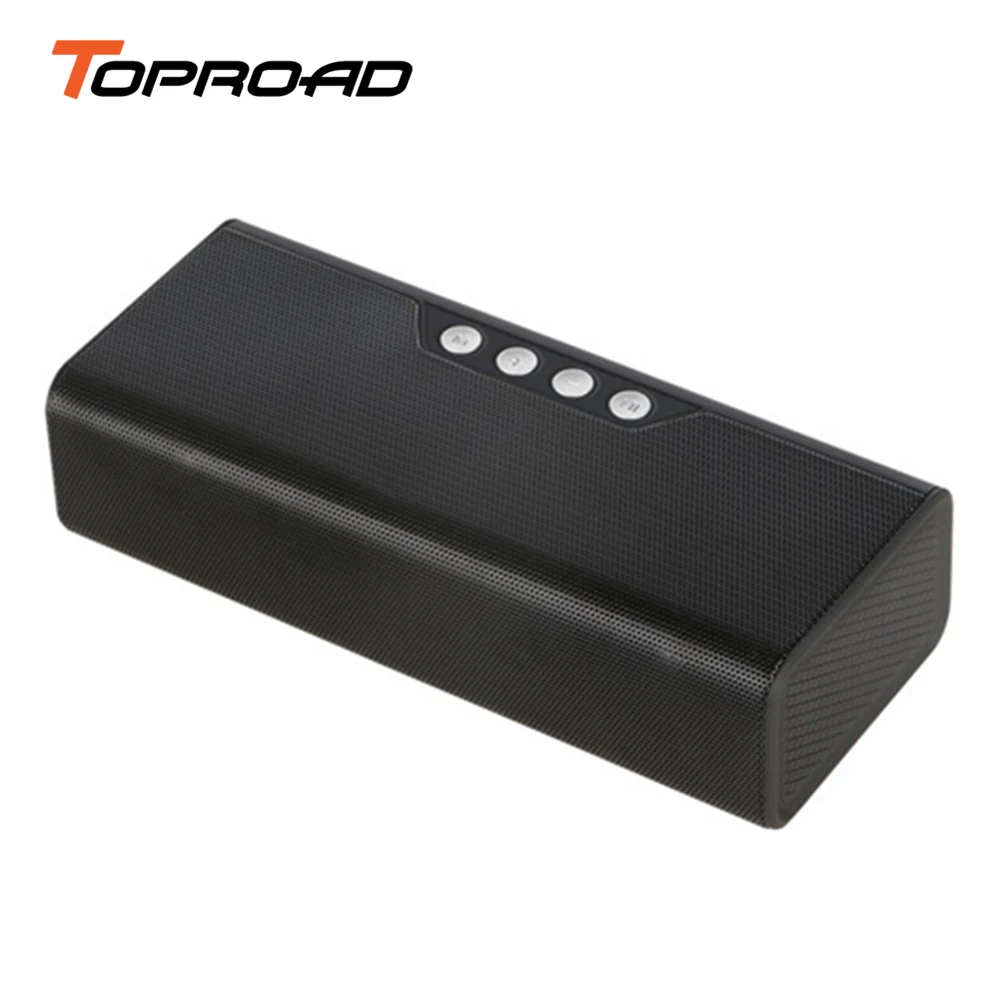 

TOPROAD Portable Bluetooth Speaker 10W Wireless desktop Loudspeaker support FM Radio AUX TF card USB With Power Bank 4000mAh