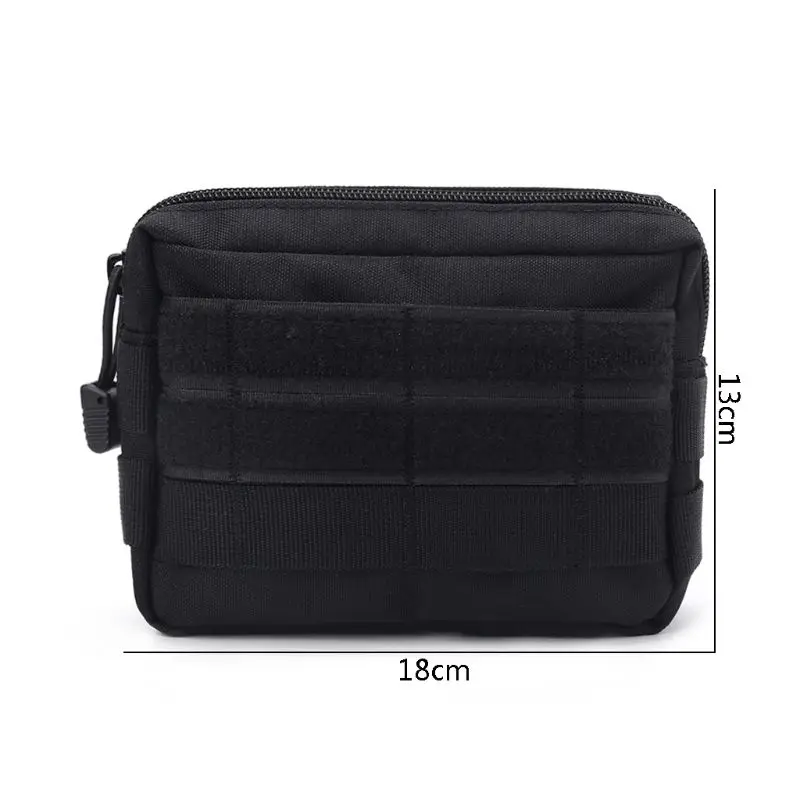 

Nylon Tactical Molle Pouch Multifunction Pouch EDC Tools Bag for Outdoor Hunting Fishing Camping Men Zipper Fanny Pack