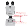 AOMEKIE Binocular Stereo Microscope 20X/40X Above LED Lights PCB Solder Tool Mobile Phone Repair Mineral Watching Microscopio 6