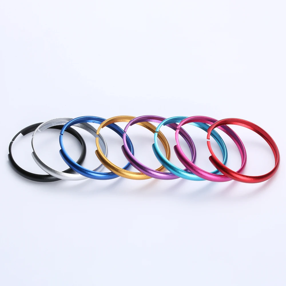 

1 Pcs New Aluminum Alloy Key Ring Trim Shell Chain Decoration For BMW Mini Cooper Clubman Countryman Car Key Cover Protection