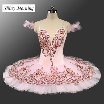 

Classical Pancake Platter Performance Competition pink professional ballet tutu ballerina classical dress Kitri in Don Quixote