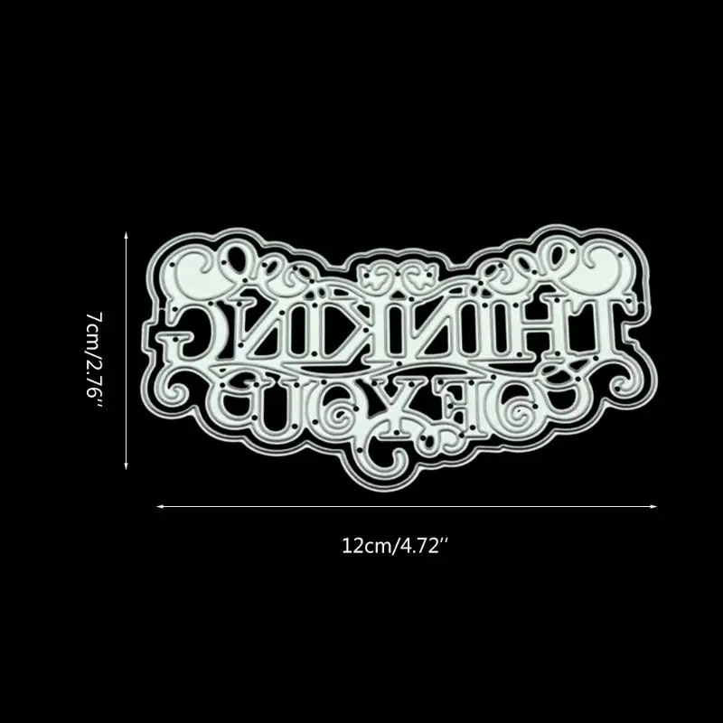 

Words Metal Cutting Dies Stencil Scrapbooking Photo Album Stamp Paper Card Crafts Decor
