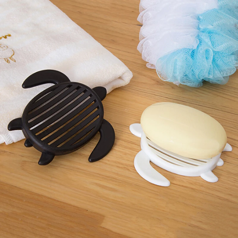 

Creative Turtle soap holder PP Plastic Home travel Soap dishes soap box with Cover bathroom accessory Soap dish