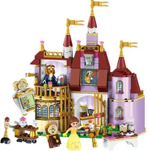 BELA Princesa Belles Enchanted Castle Modelo Blocos de Construção kit Para Os Amigos Da Menina Crianças clássico Brinquedos Marvel Compatível Legoe