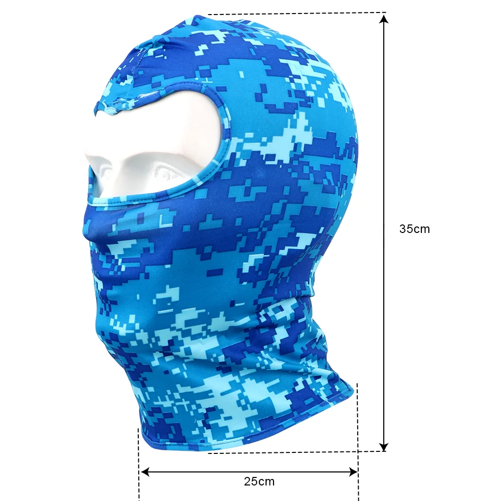 Камуфляжная мотоциклетная маска для лица, для лица и шеи, ветрозащитная Кепка, быстросохнущая для велоспорта, лыжный сноуборд-спорт, дышащая лайкра