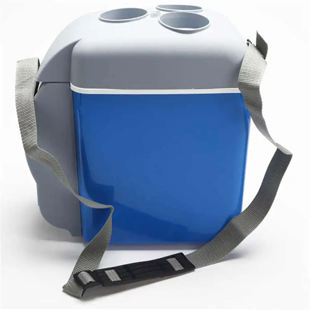

Car Refrigerator Dual-purpose Mini Fridge Refrigerated Box Double 7.5L Small Refrigerator Cigarette Light Plug