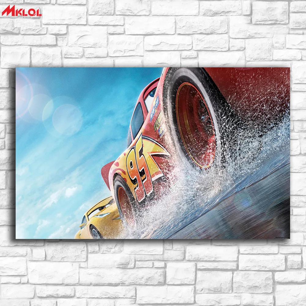 

Printing wall picture cars 3 pixar animation Home Decor On Canvas Modern Wall Art Canvas Print Poster Canvas Painting Unframed