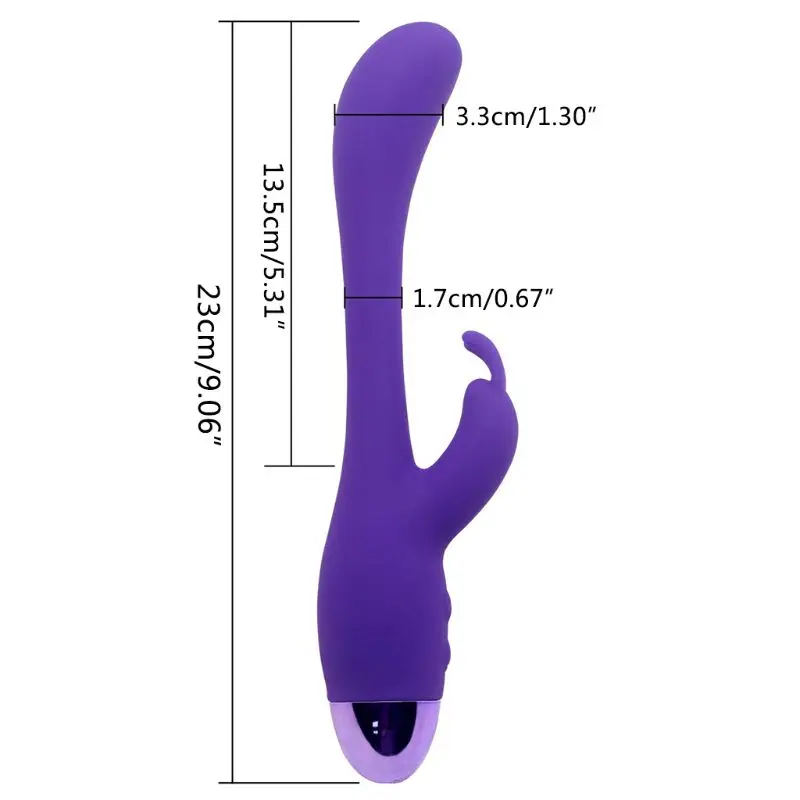 G Spot кролик вибратор с заячьими ушками для стимуляции клитора Водонепроницаемый