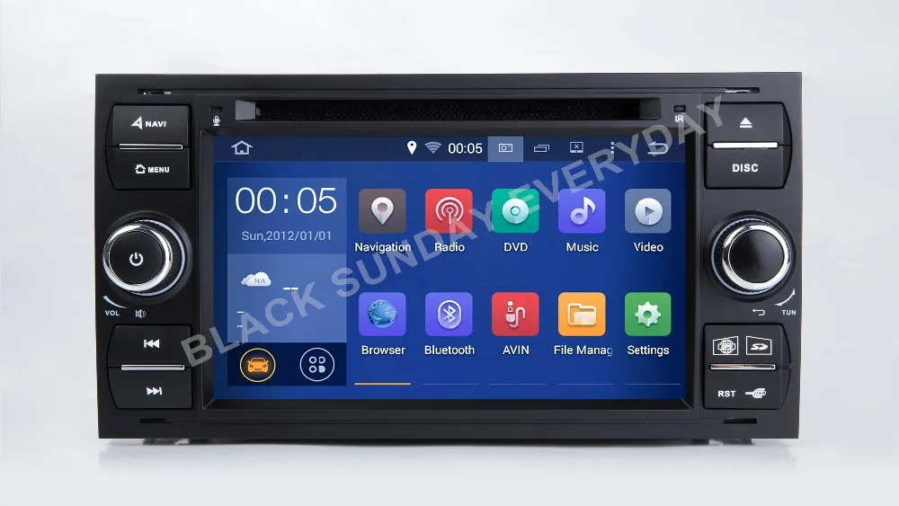 

Android 8.1 2 Din 7 Inch Car DVD Player For Ford/Focus/Mondeo/Transit/C-MAX/Fiest With GPS Navigation Radio BT 1080P Ipod FM Map
