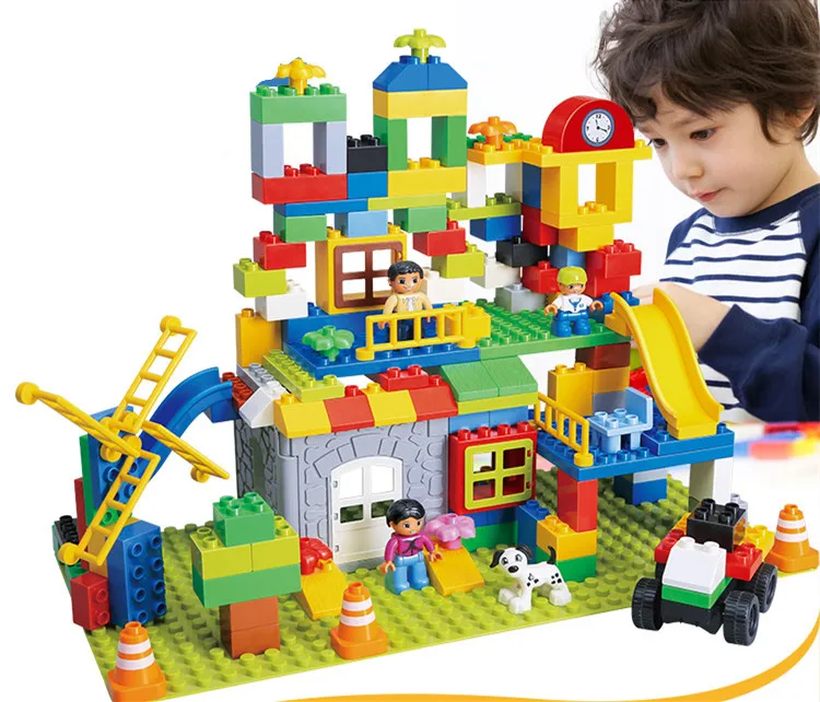 Аксессуары для конструктора детские игрушки сборки слайд лестница основание