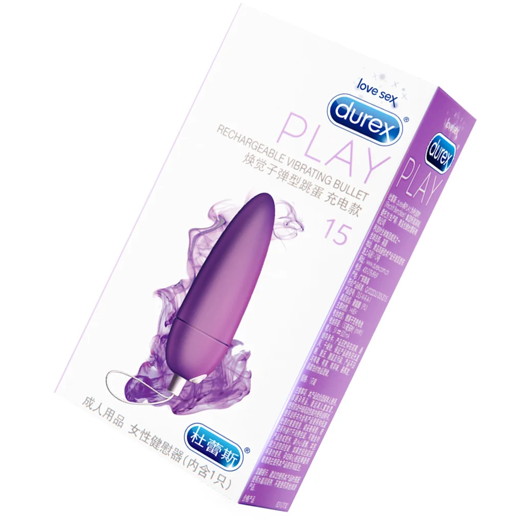Durex USB заряжаемый вибрационный Яйцо Водонепроницаемый Женский вагинальный
