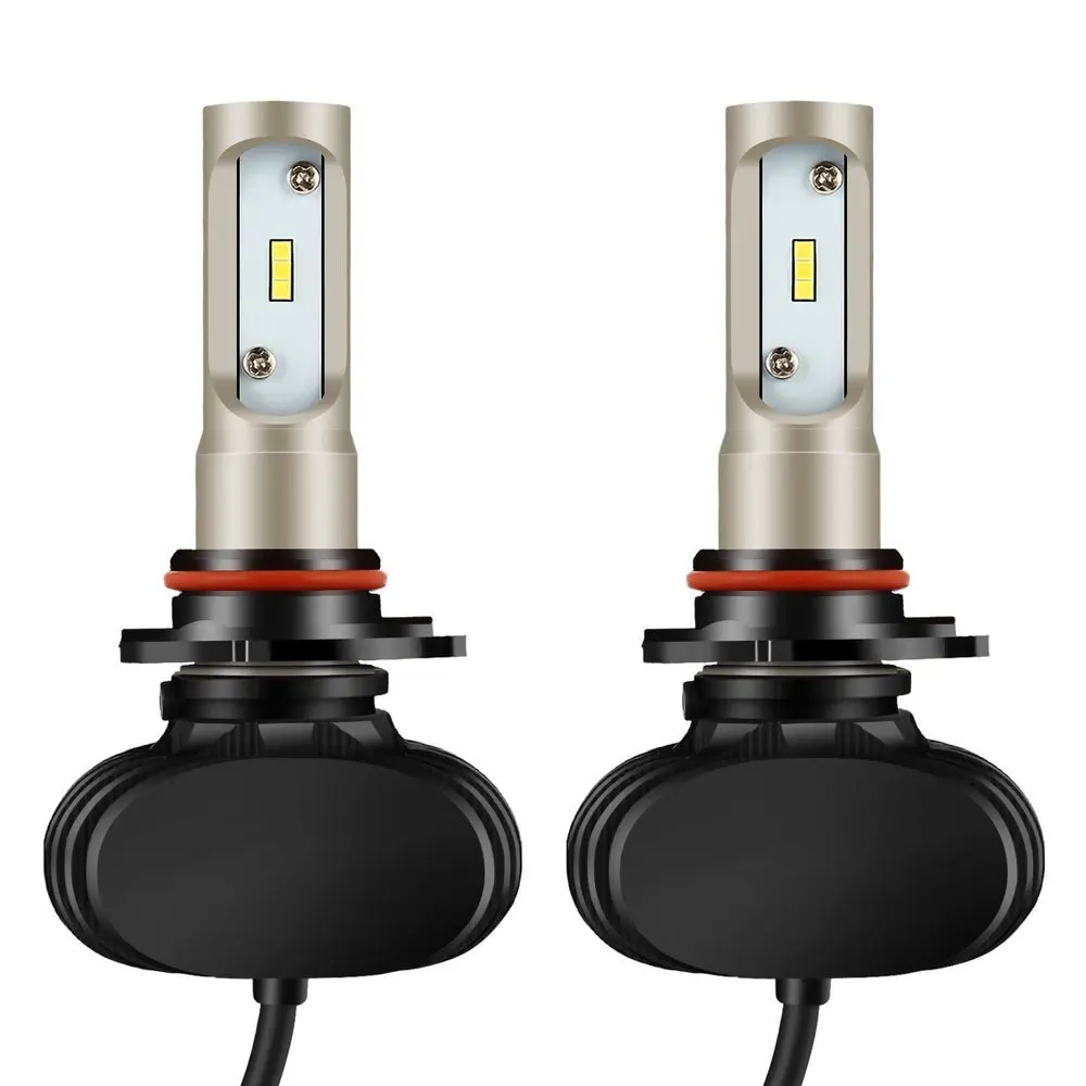 

2 Pcs/Set T1 LED Headlights Portable Conversion Kit 110W LED Light Source Professional Auto LED Lighting System