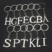 Fashion simple letter key chain men women unisex metal key rings car bag key chain silver crystal Key Holder Party Gift Jewelry Fashion simple letter key chain men women unisex metal key rings car bag key chain silver crystal Key Holder Party Gift Jewelry