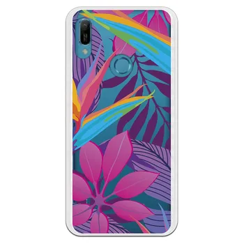 

Stand case costume drawing Leaves WP017 for Huawei Y6 2019