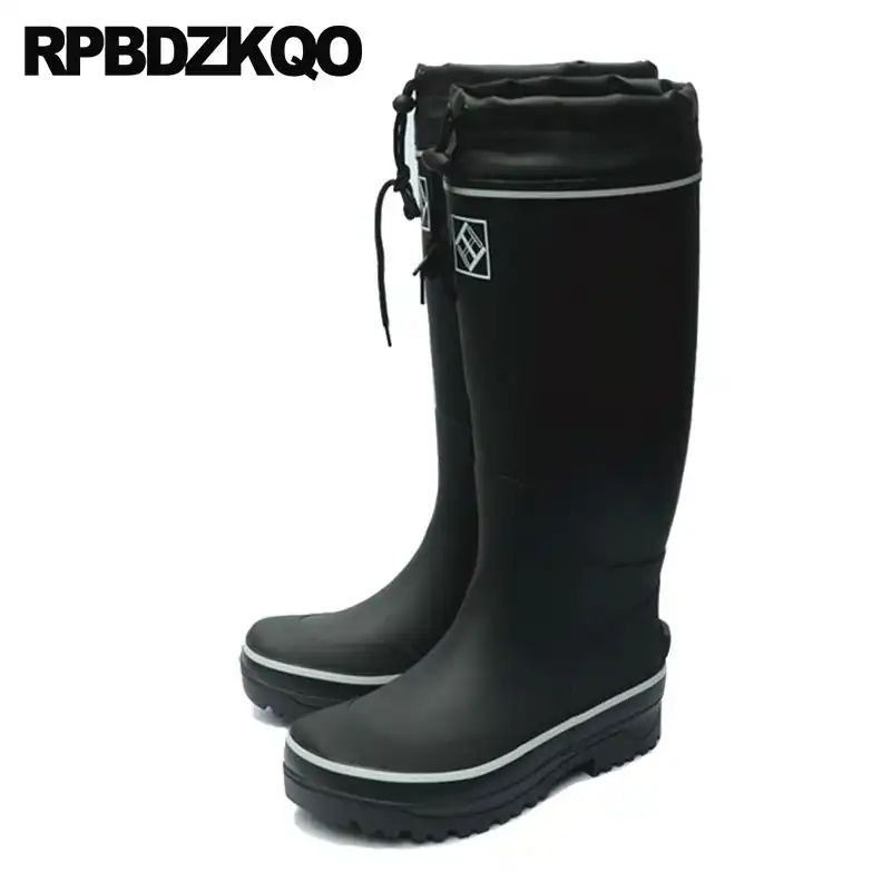 cheap black rain boots