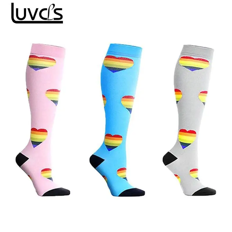 

LUVCLS Women Men Medical Compression Socks Pressure Varicose Veins Leg Relief Pain Knee Thigh High Socks Calf Support Meias
