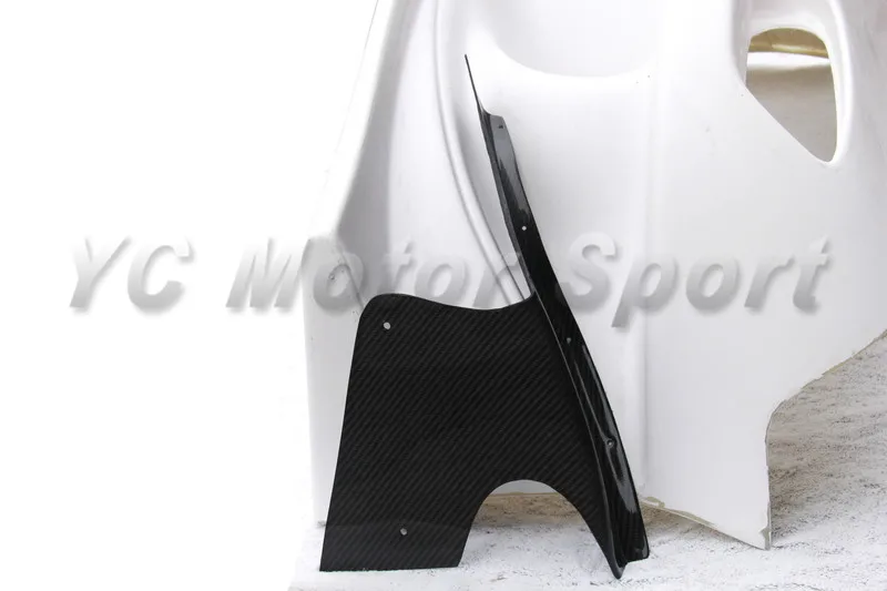 1992-1997 Mazda RX7 FD3S RE-GT Style Front Bumper Canards CF (6)