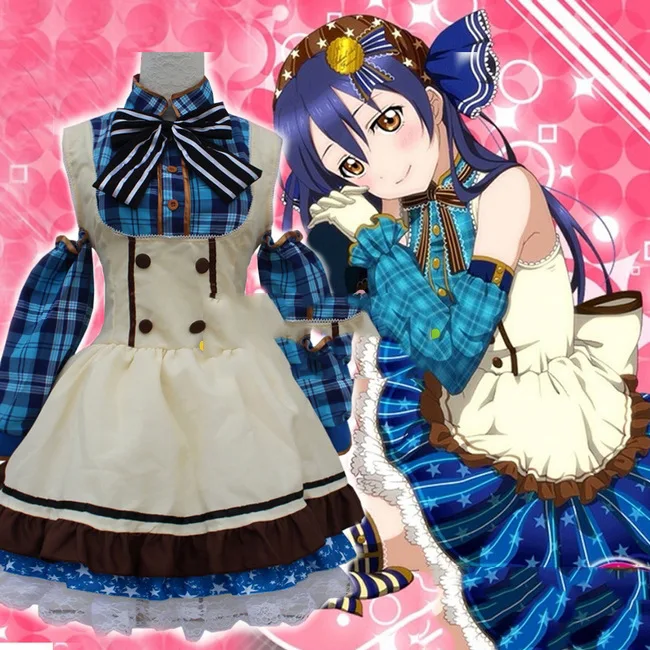 Лидер продаж! Японское аниме Love Live! Косплей костюмы Tojo/ Umi/ Eli/ Hanayo/Nico/Rin конфеты