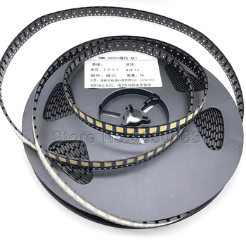 

1000pcs/reel 5050 SMD LED Lamp beads pure white / Warm white Highlight light-emitting diodes LED lights