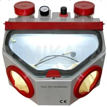 Новая Стоматологическая тонкоструйная установка пескоструйная двойная ручка два бака двойной карандаш